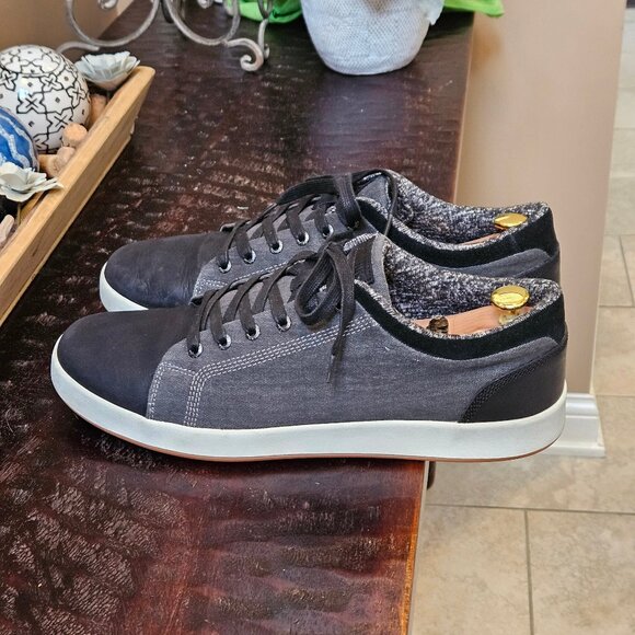 Kodiak Men's Leather/Canvas Casual Shoes, Black, Sz 13 - Picture 3 of 16